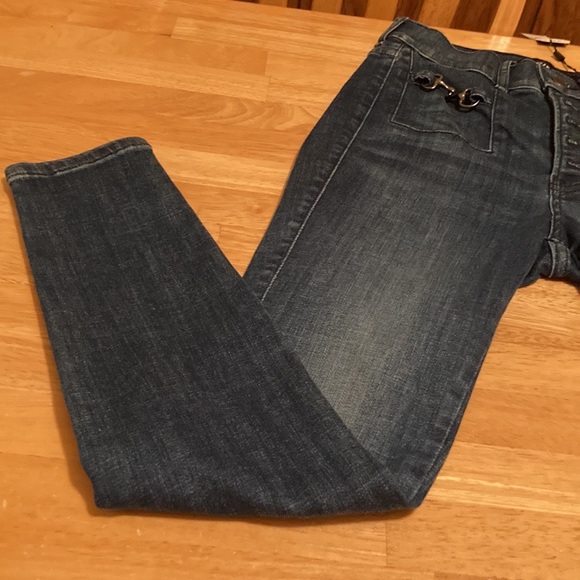 Express Western Dark Skinny Jeans - Picture 4 of 9